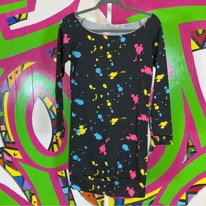 Spirit Halloween, Paint Splatter Sweater Dress. Size Small. Good used condition!